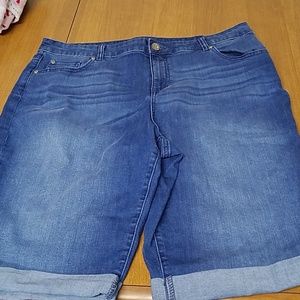 Denim shorts size 16
